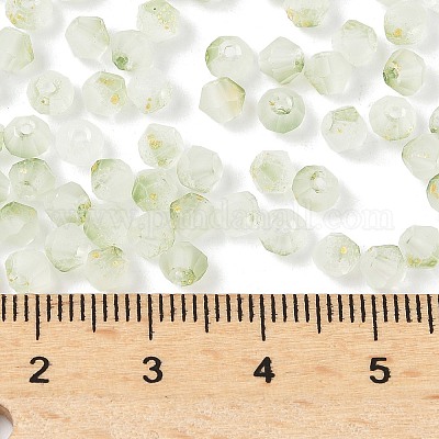 Матовые стеклянные бусины FGLA-D300-01G-1