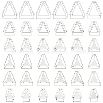 Chgcraft 60 шт. 6 стильная железная треугольная пряжка FIND-CA0004-46-1