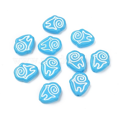 Бусины лэмпворк  LAMP-D003-04F-1