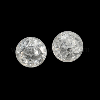 Прозрачные стеклянные бусины с кракелем GLAA-L046-01B-22-1