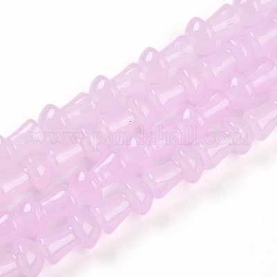 Выпечка окрашенные стеклянные бусины пряди DGLA-N007-01E-1