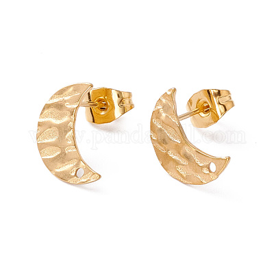 Фурнитура для сережек-гвоздиков из нержавеющей стали 304 STAS-G270-02G-13-1