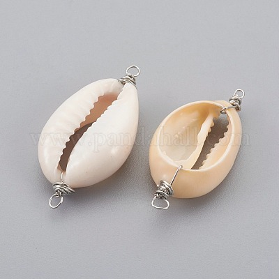 Соединители раковины каури&nbsp;PALLOY-JF00365-1