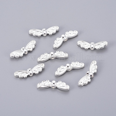 Сплавочные овальные бусины тибетского стиля  TIBEB-1331-S-LF-1