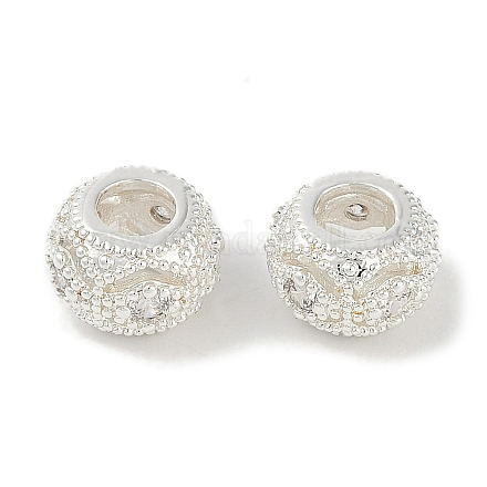 Латунные микро проложить Цирконий Европейский бисером KK-I719-19S-1