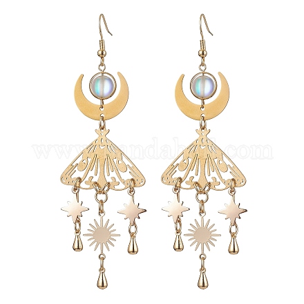 201 подвеска в виде моли из нержавеющей стали EJEW-TA00451-1