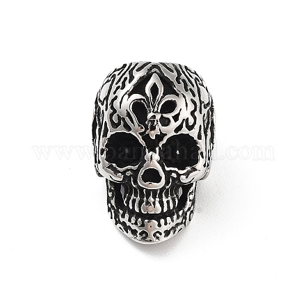 Европейские бусины из нержавеющей стали 304 STAS-I205-02AS-1