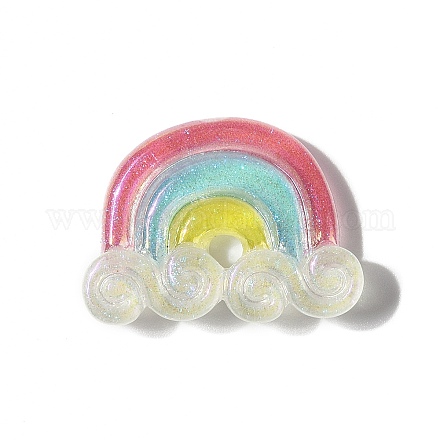 Кабошоны из непрозрачной смолы летней тематики RESI-G106-01C-1