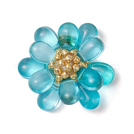 Подвески из прозрачного стекла в форме капли PALLOY-MZ00601-05-1