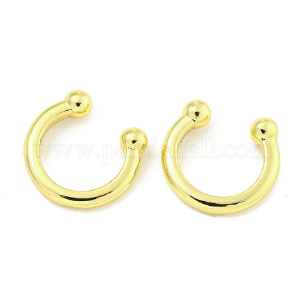 Серьги-манжеты из латуни для женщин EJEW-C104-044G-1