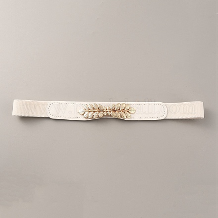 Нейлоновый эластичный ремень-цепочка с искусственной кожей&nbsp;AJEW-WH0248-309C-1