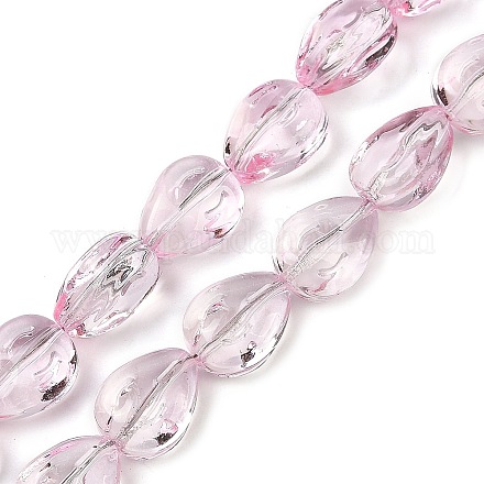 Прозрачные стеклянные бусины GLAA-H038-03A-1