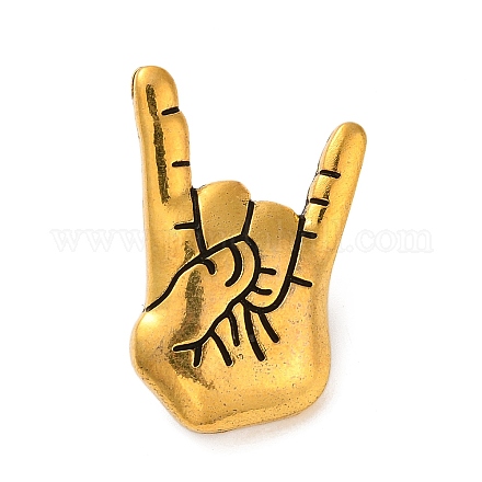 Броши из сплава жестов в тибетском стиле JEWB-C030-02AG-1