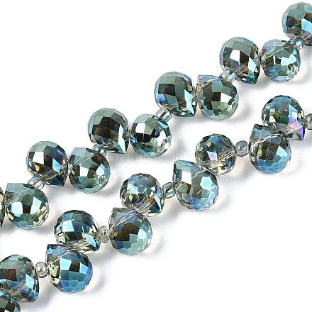 Прозрачные стеклянные бусины GLAA-T006-14A-1