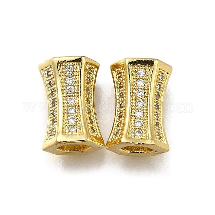 Латунь микропаве прозрачный кубический цирконий европейский бисер ZIRC-I070-072G-1