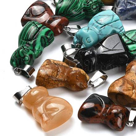 Природные и синтетические смешанные подвески драгоценных камней G-B127-08P-1