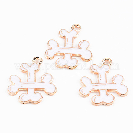 Подвески из эмалевого сплава легкого золота ENAM-T018-10-1