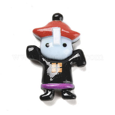 Кабошоны из непрозрачной смолы для Хэллоуина RESI-S393-01B-1