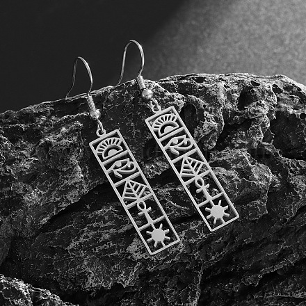 Серьги-подвески из нержавеющей стали 304 FS-WGF2AD4-02-1