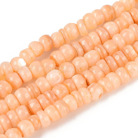 Натуральные пресноводные окрашенные бусы из ракушек SHEL-T020-29A-07-1