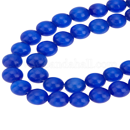 1 нить бусины кошачий глаз&nbsp;CE-LP0001-01-1