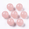 Luminous Acrylic Beads, Glow in the Dark, Round, Misty Rose, 8mm, Hole: 1.8mm