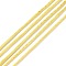 Polyester Thread, Rattail Satin Cord, for Jewelry Craft Making, Gold, 2mm, about 10.94 Yards(10m)/Bundle