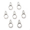 Tibetan Style Alloy Pendants, Lead Free & Cadmium Free, Handcuffs with Word Freedom, Antique Silver, 17x10x1.5mm, Hole: 2mm, about 860pcs/500g