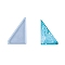 Sailboat DIY Candle Making, Silicone Casting Molds, For UV Resin, Epoxy Resin Craft Making, White, Triangle, 120x90x9mm