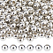 200Pcs CCB Plastic Beads, Large Hole Beads, for DIY Jewelry Making, Round, Platinum, 14x12mm, Hole: 7mm
