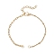 304 Stainless Steel Cable Chain Satellite Chain Bracelet Making, Golden, 6.61 inch(16.8cm)