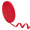 Cotton Ribbons, Stripe, for Clothes Accessories, Red, 3/8 inch(10mm), about 50.00 Yards(45.72m)/Roll