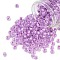 TOHO 3/0 Round Beads, Japanese Seed Beads, (943) Light Purple Lined Crystal, 5.5mm, Hole: 1.9mm, about 300pcs/50g