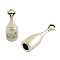 Tibetan Style Alloy Pendants, Bottle with Word Wine, Cadmium Free & Nickel Free & Lead Free, Antique Silver, 28x8mm, Hole: 3mm, about 367pcs/1000g