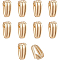 10Pcs Brass Snap on Bails, Golden, 7.5x3x3.5mm, Hole: 6.5x2.5mm