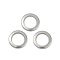 Tarnish Resistant 304 Stainless Steel Linking Rings, Ring, Stainless Steel Color, 8x1mm