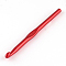 Random Single Color Aluminum Crochet Hooks, Single Color per Bag, Pin: 7.0mm, 148x7mm