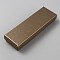 Rectangle Cardboard Pen Storage Boxes, Pen Gift Case with Velvet Inside, Tan, 16.5x5.5x2.5cm