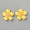 Resion Cabochons, Flower, Yellow, 26x4.5mm