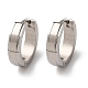 Серьги-кольца из нержавеющей стали 304 EJEW-D331-19A-P-2