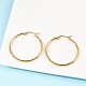 201 серьги-кольца из нержавеющей стали EJEW-I245-20F-5