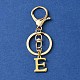 Брелки с заглавными буквами из нержавеющей стали 304&nbsp;KEYC-YW00005-05-1