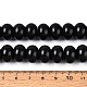 Природные обсидиана бисер нитей G-T144-33-5