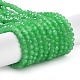 Запекание расписных стеклянных бусин с имитацией нефрита X-DGLA-A034-J4MM-A10-1