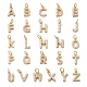 26 шт. подвески из латуни с буквами a~z KK-B092-30-G-1