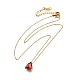 Ожерелья из нержавеющей стали 304 NJEW-R022-01G-07-4