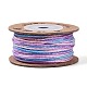 30 м окрашенный сегментный хлопковый шнур для макраме&nbsp;OCOR-T018-01N-1