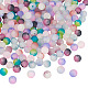 200шт 10 цвета треск стеклянные бусины нити GLAA-TA0003-31C-3