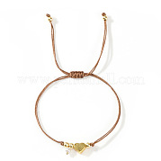 Богемный стиль цветной искусственный жемчуг сердце медная бусина женский браслет ювелирные изделия CS9892-9