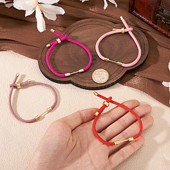 4шт 4-цветный плетеный нейлоновый шнур для изготовления браслета&nbsp;MAK-TA0001-26A